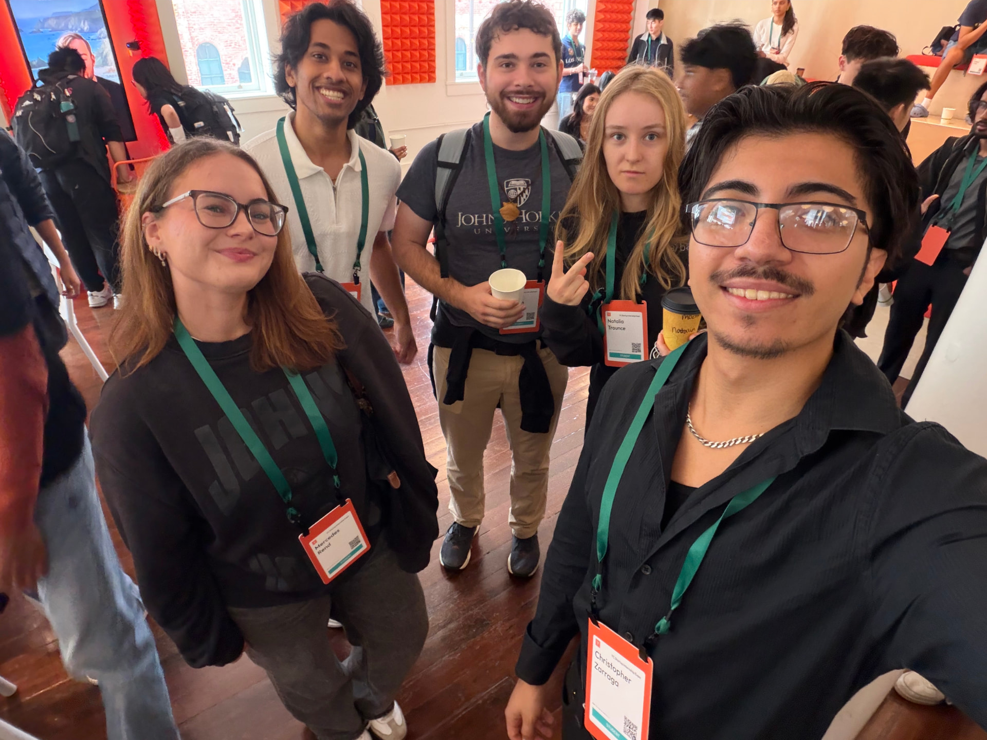 Christopher Zarraga Jimenez at the Y Combinator Startup Internship Expo